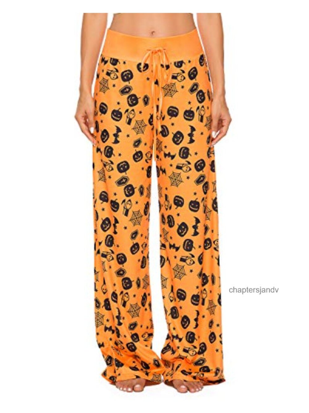 Women's Halloween Pajama Pants Soft Stretch High Waist Lounge Bottoms